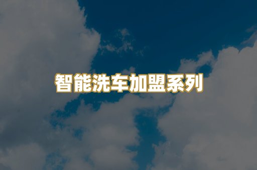 智能洗车加盟系列